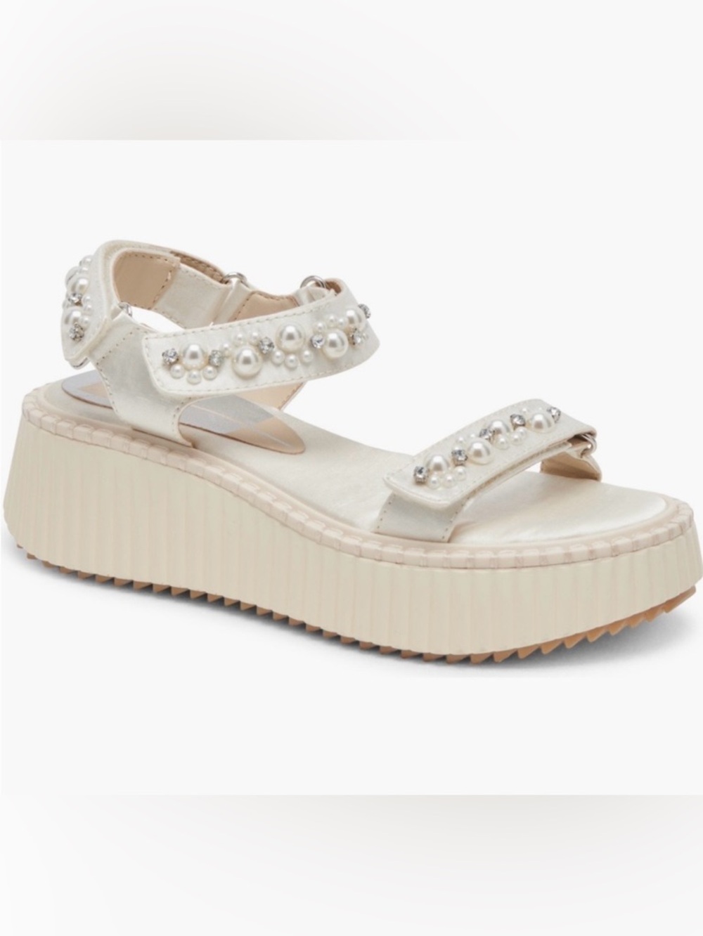 NWT, Dolce Vita Debra Pearl Embellished  Sandal